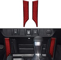 Vista 33 de NVCNX Real Premium Fibra de carbono compatible con Toyota Tacoma 2016-2017 Accesorios Car Dash Bed Interruptor de luz Panel Panel Cubierta