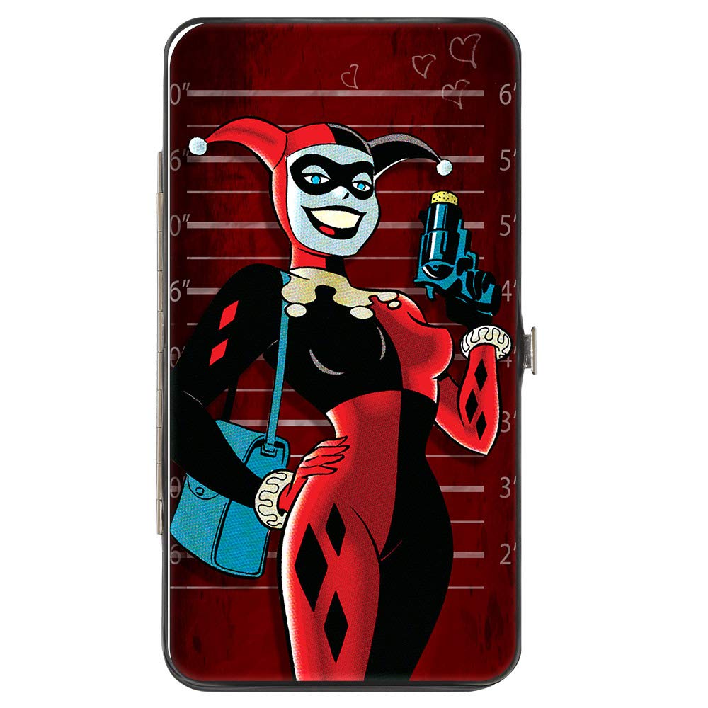 Buckle-Down Women's Multicolor Buckle Down - Wallet Hinge Wallet - Harley Quinn