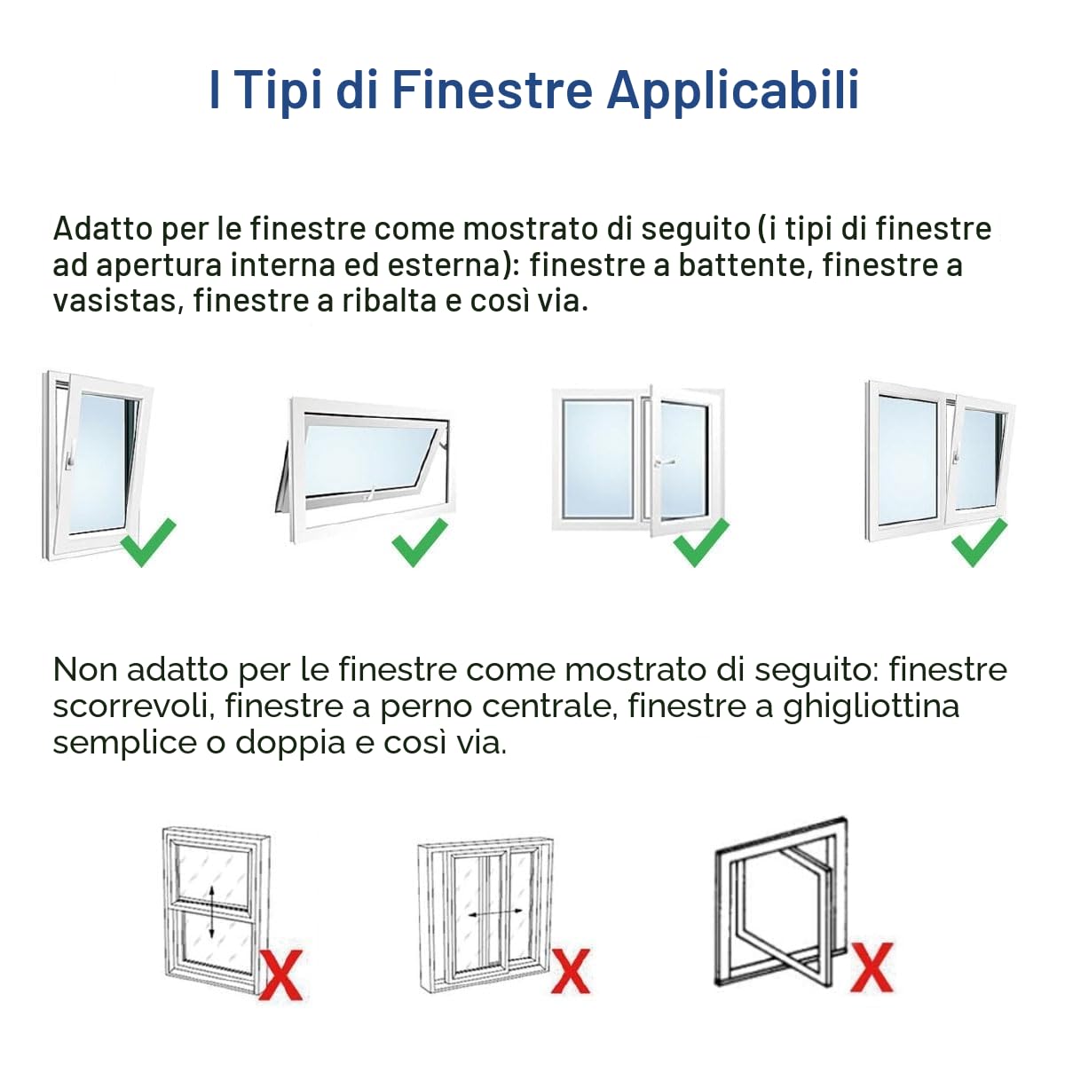 MOEGFY 400CM Guarnizione Universale Finestre per L’Aria Condizionatore Portatile Tutti Climatizzatori Mobili, Mantene l'aria Fredda Impermeabile, Tiene lontani Gli Insetti, Facile da Installare