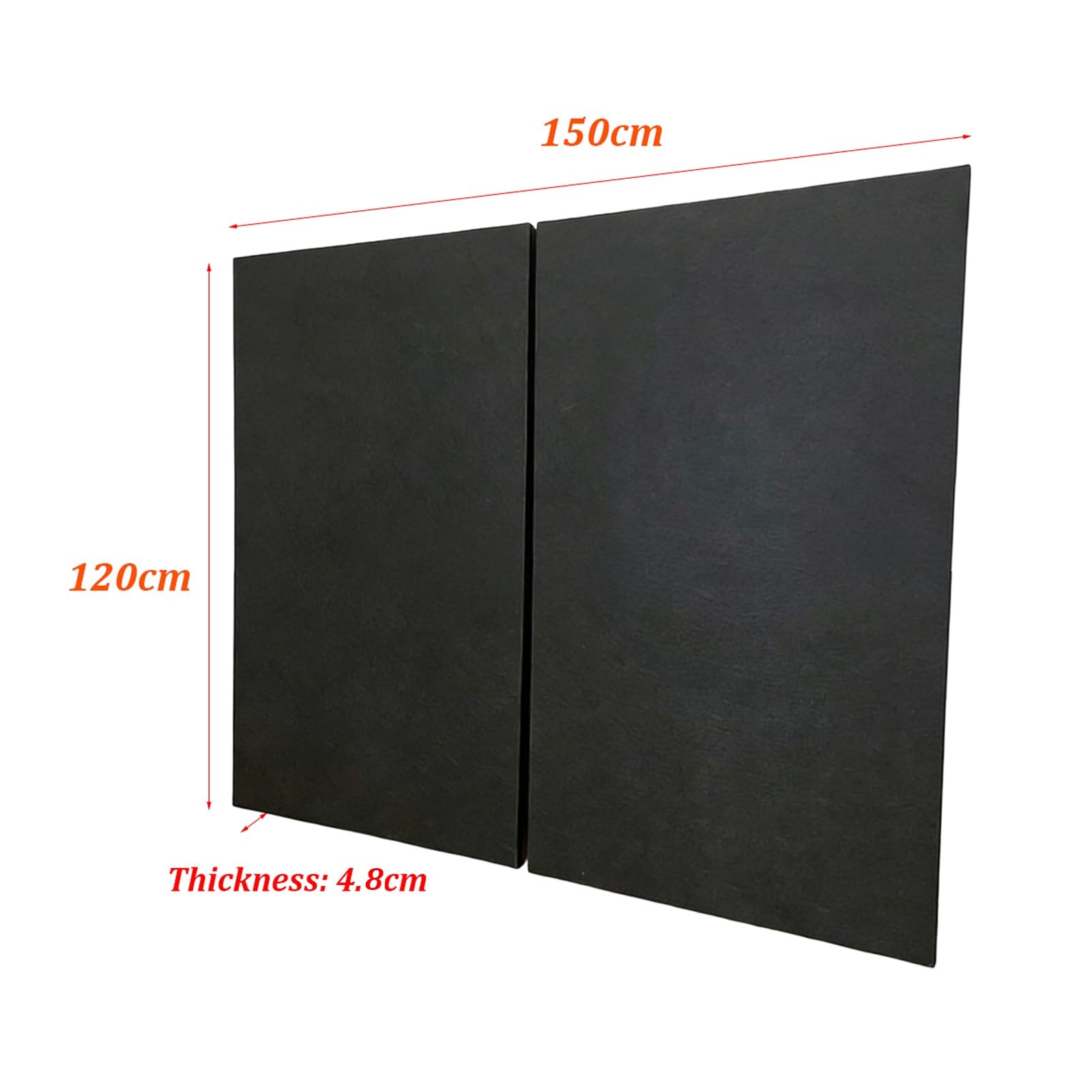Pannello fonoassorbente per pianoforte verticale, spessore 4,8 cm, in cotone fonoassorbente, ideale per esercitarsi a casa