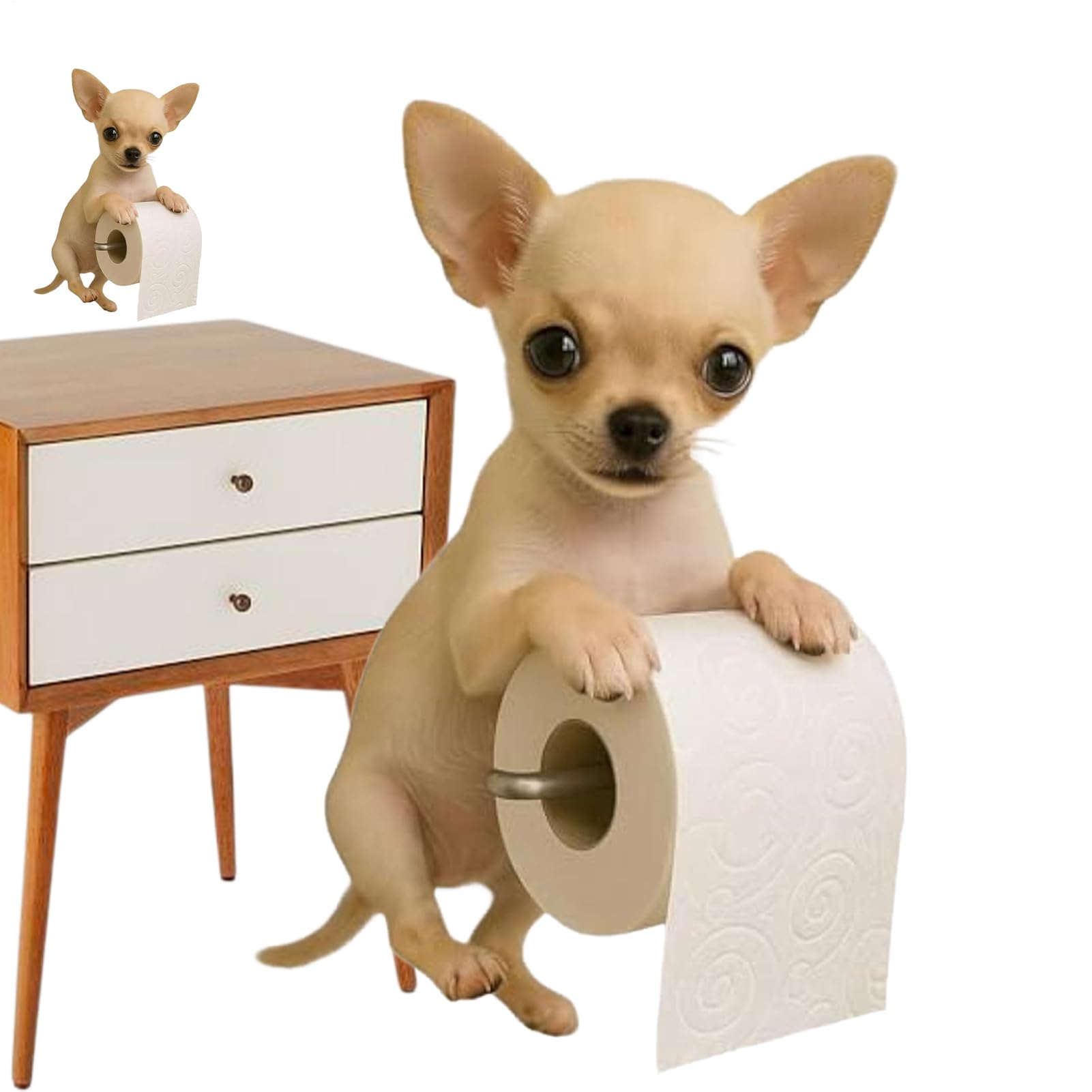 Soporte para toallas de papel que elimina el desorden y decora los baños de apartamentos