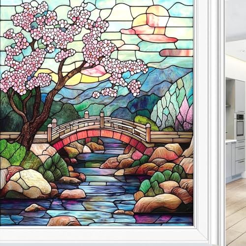 Vinilo adhesivo decorativo para ventana 35.4x55.1 pulgadas miniatura 1