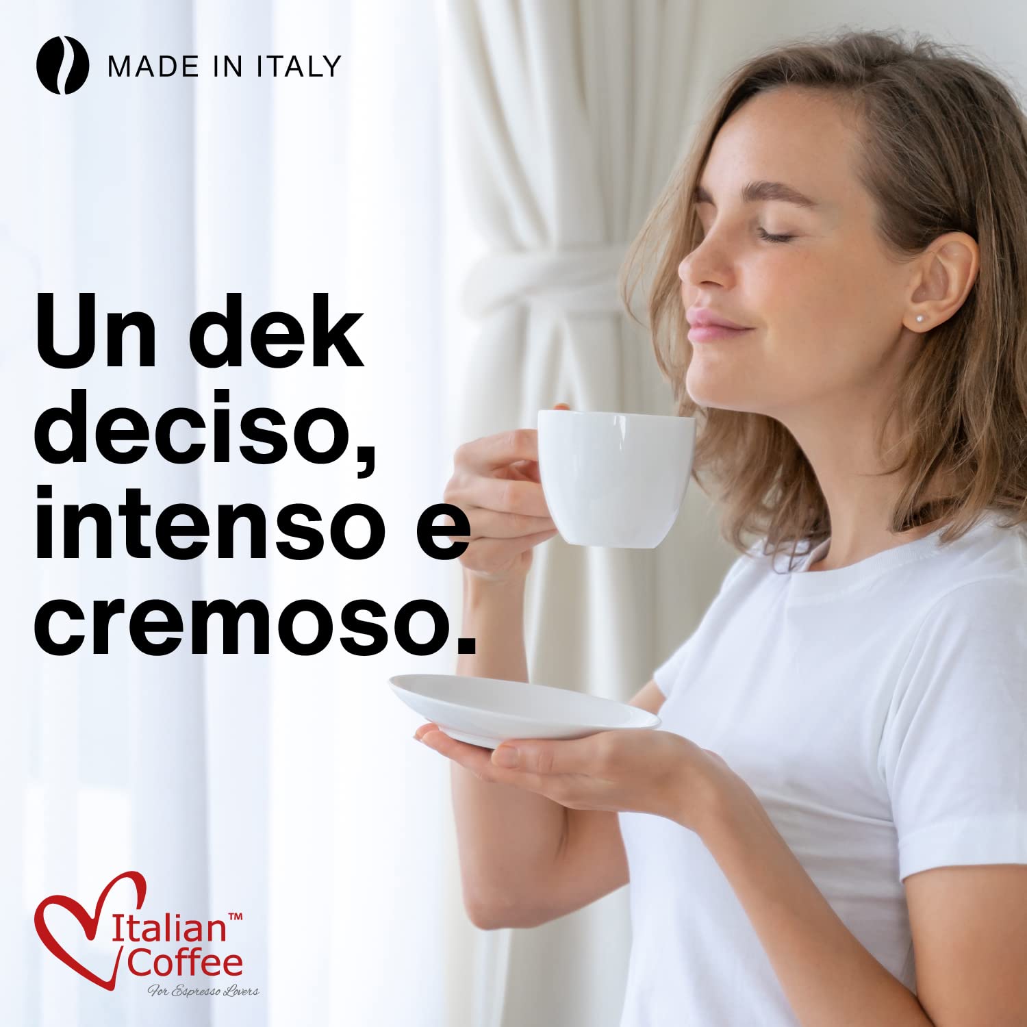 Italian Coffee 280 Capsule Caffè Genova Dek Compatibile con Lavazza A Modo Mio