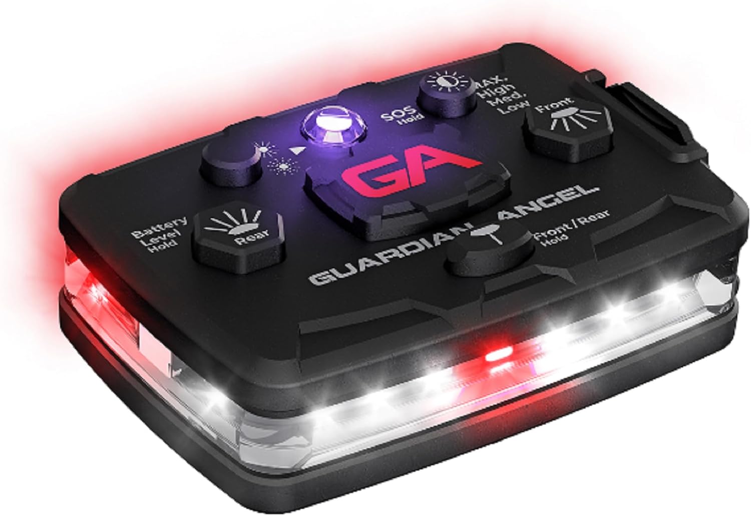 Guardian Angel Elite Safety Light, IR-Hybrid - White Front & Red Rear