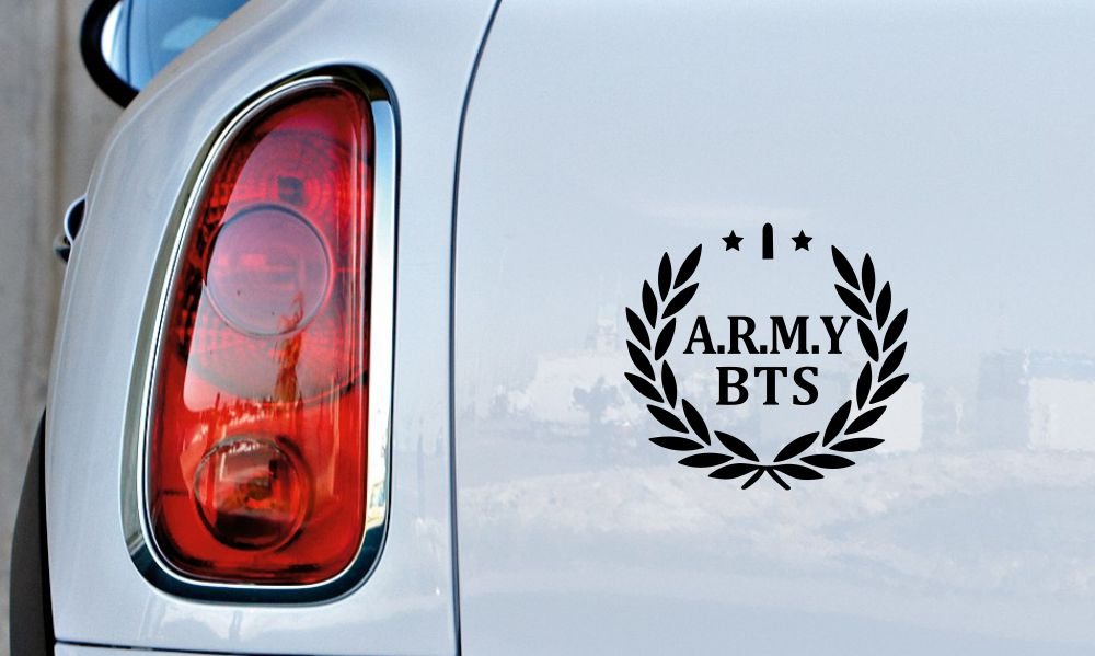 Amazon.co.jp: BTS Army Laurel 車用ビニールステッカー デカール