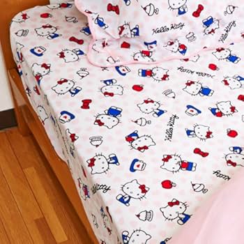 未使用　サンリオ　ハローキティ　レトロ　さくらんぼキティ　シーツ　ボックス Amazon.co.jp: サンリオ(SANRIO) ハローキティ ボックスシーツ