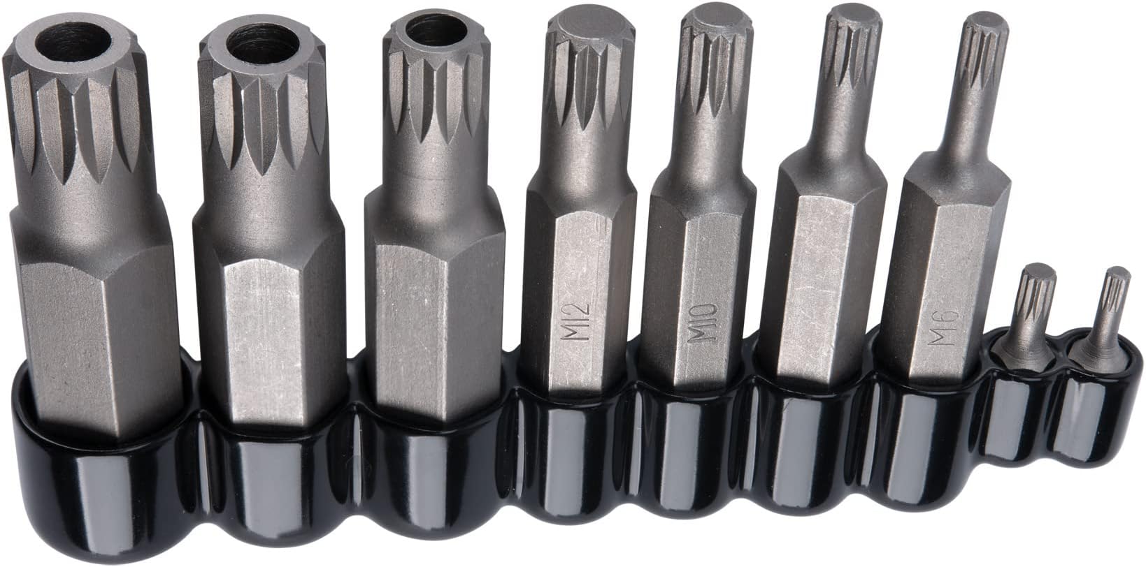 Performance Tool W86024 Nine Piece Triple Square (12 point) Bit Set for Asian and European Vehicles with Vinyl Holder