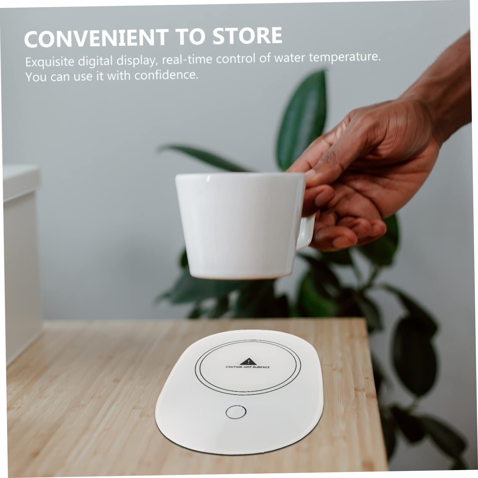 OFFSCH Mug Warmer Thermostatic Coaster Heated Cup for Coffee Milk Water Operation