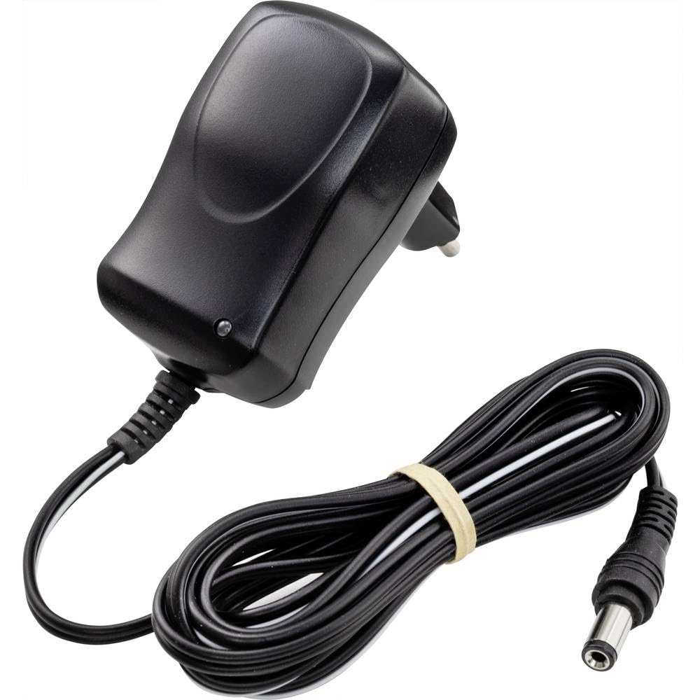 VOLTCRAFT FPPS 6-6W Netzteil – Feste Spannung 1,0A Ausgang – 6,0W Leistung – Mit 5,5/2,1 Mm DC Stecker – Energieeffizient Nach ErP