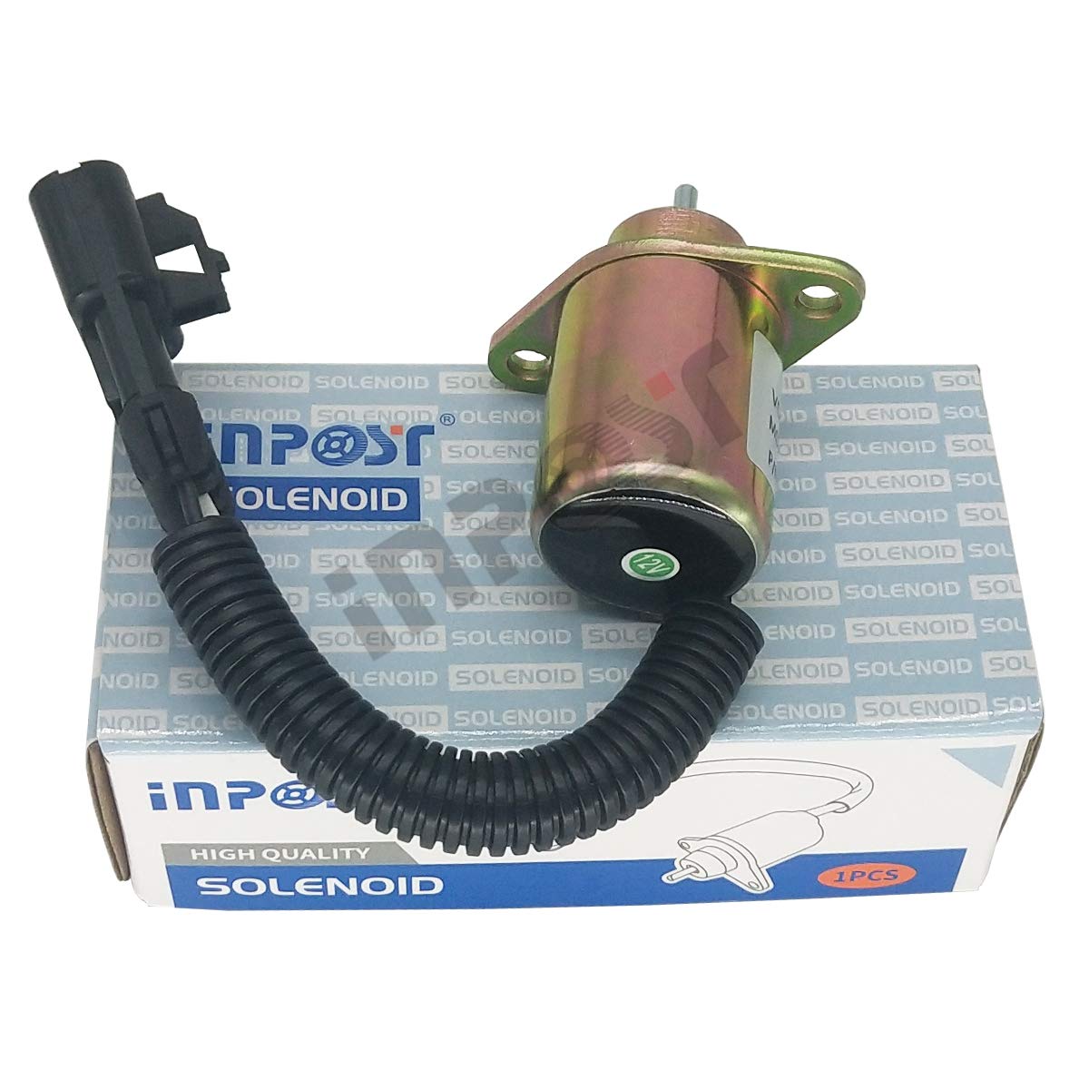 INPOST Solenoide de parada 12V 1503ES-12A5UC9S SA-4561-T para Thermo King Yanmar Kubota V1505 R90 R-25-15230-01 251523001