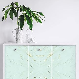 ستيكر تزيين للطاولات والدواليب، رخام أخضر فاتح، 1 لفة، 1 × 2 م