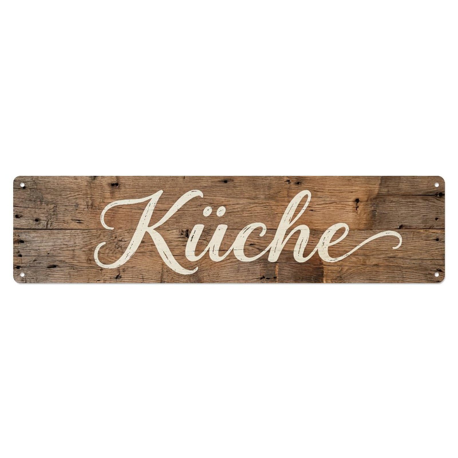 Kitchen Farmhouse Decor Metal Tin Skinny Sign Plaque Wall Decor for Cafe, Club Bar, Office, Home Garden Metal Poster 4x16Inch