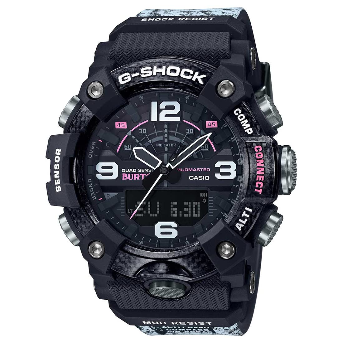 Casio G-Shock GG-B100BTN-1ADR Multi-Coloured Analog-Digital Dial Black Resin Strap Mens Watch Mud Resistant Burton Collaboration G1023 (B0869L8VVN) Amazon Price History, Amazon Price Tracker