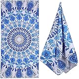 Microfiber Sand Free Beach Towel-Quick Dry Super Absorbent Oversized Large Thin Towels Blanket for...