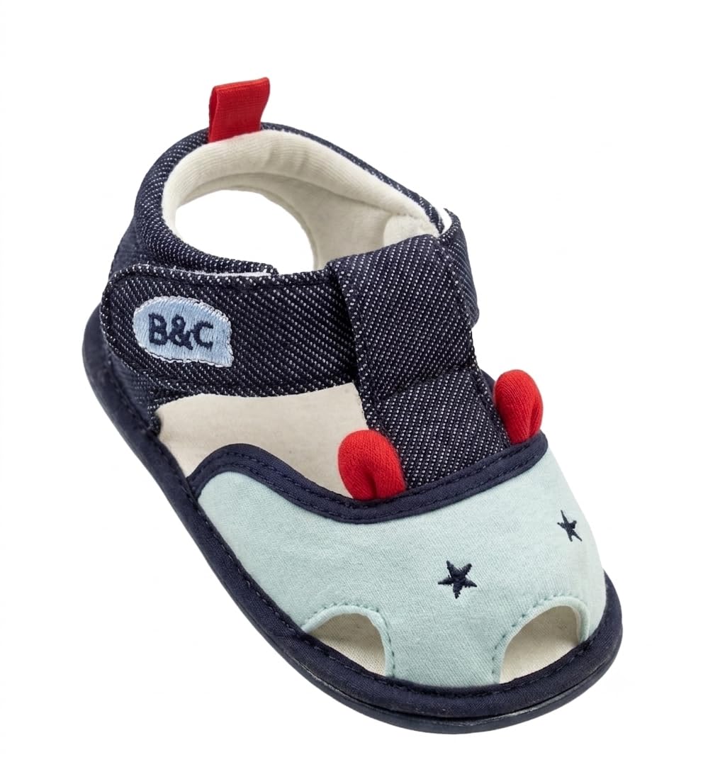 the dds store Baby Sandals, Cute Animal Face Design, Velcro Strap, Soft Sole, Infant Prewalker Shoes, Multiple Colours Socks Cum Shoes-picture-34
