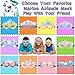 Acehome Masks Party Bag Fillers for Kids, 16 Pcs Mermaid Felt Masks Costumes Toy Gift for Boys Girls, Cartoon Eye Mask Party Favors for Birthday Party Dress Up Cosplay Halloween Xmas