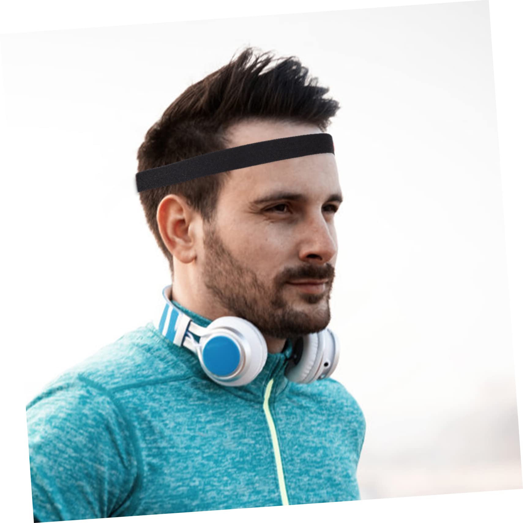 BESPORTBLE 5 Set Di Fasce Elastiche Bianche Per Uomo Fasce Per Sportive Fasce Decorative Per Il Fitness 2 Pezzi * 5