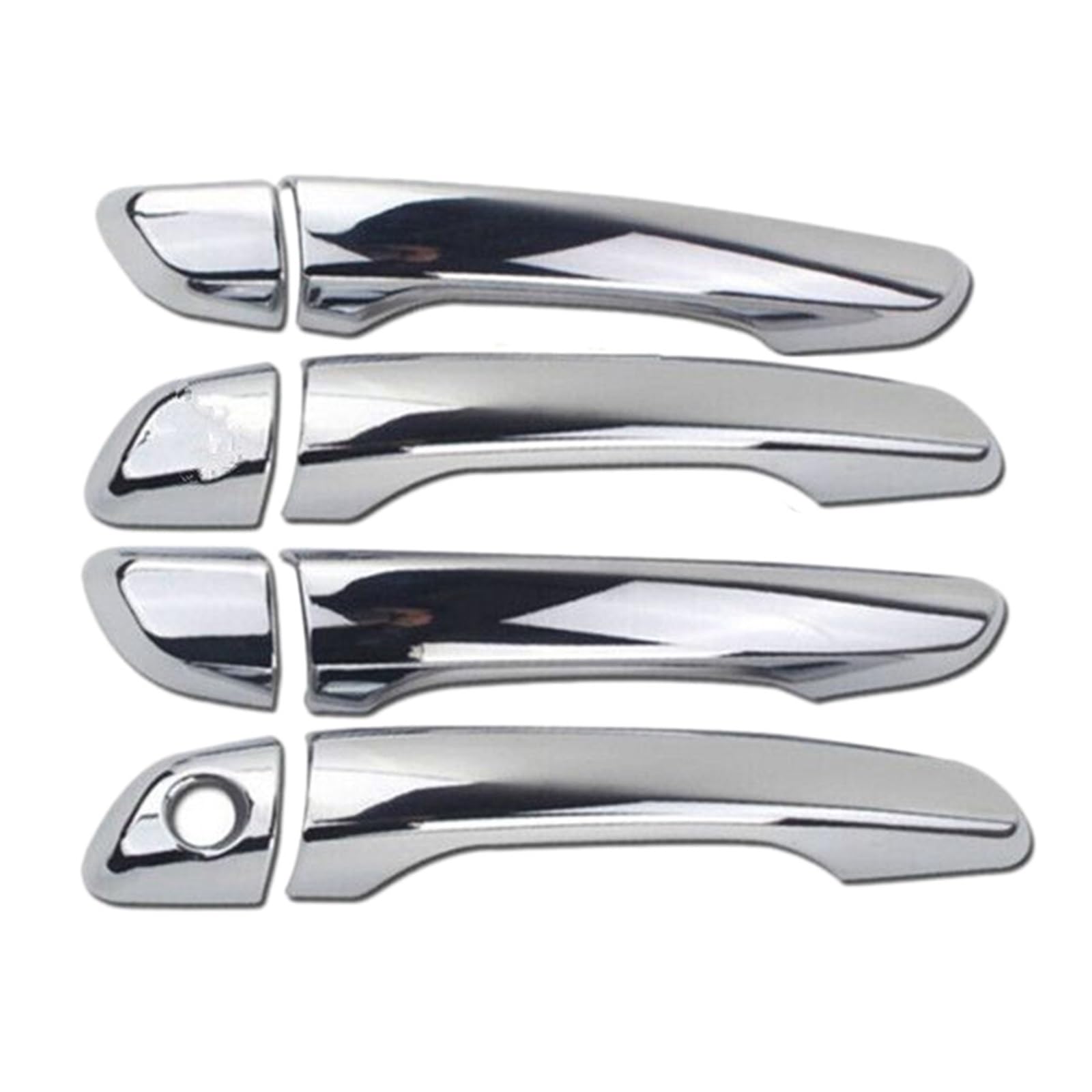 Hjkdsz One Color Car Door Protection For Hyundai For Creta Ix25 For Cantus 2014-2019 Chrome Side Door Handle Cover Trim 8Pcs