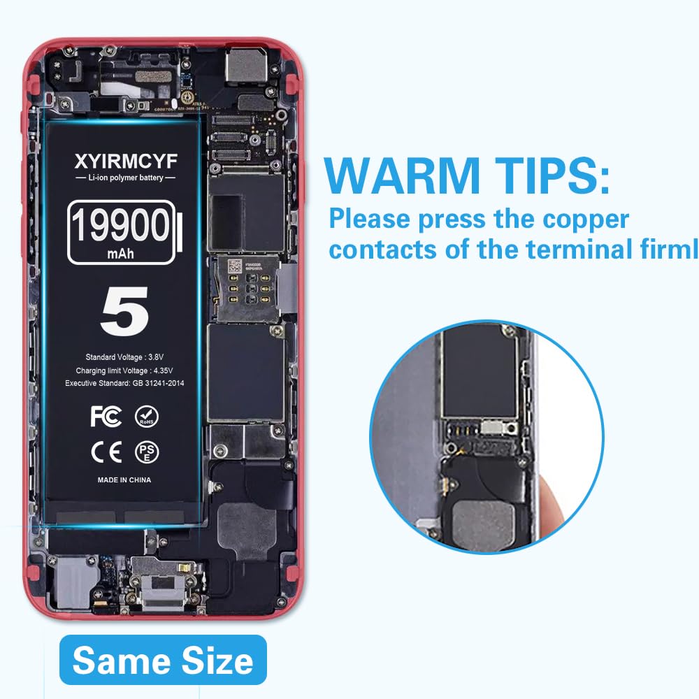 Amazon.com: XYIRMCYF 19900mAh Super Capacity Battery Compatible