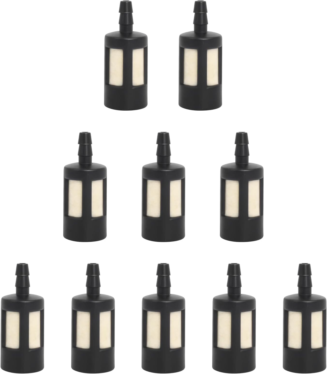 Podoy Fuel Filter Compatible with Stihl Poulan Husqvarna Zama ZF-1 ZF1 Chainsaw Trimmer Fits 1/8" ID Fuel Line (Pack of 10)