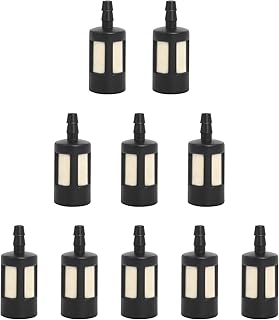 Podoy Fuel Filter Compatible with Stihl Poulan Husqvarna Zama ZF-1 ZF1 Chainsaw Trimmer Fits 1/8" ID Fuel Line (Pack of 10)