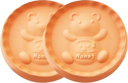 vensovo Terracotta Brown Sugar Keeper - Brown Sugar Bear with Multiple Uses for Food Storage Containers, Reusable and Keeps Sugars Soft, 2 Pack