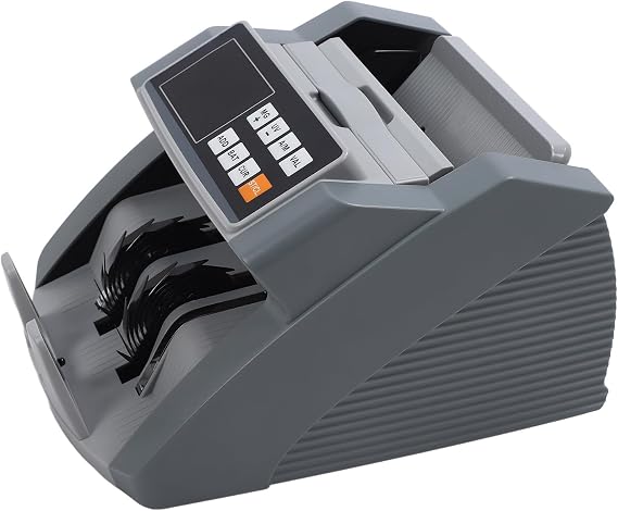 Money Counter Machine,High Speed MG UG IR Banknote Bill Detector with LCD Display Counterfeit Detection Bill Counter Cash Counter Money Counterfeit Detector for Store Mall (#3)