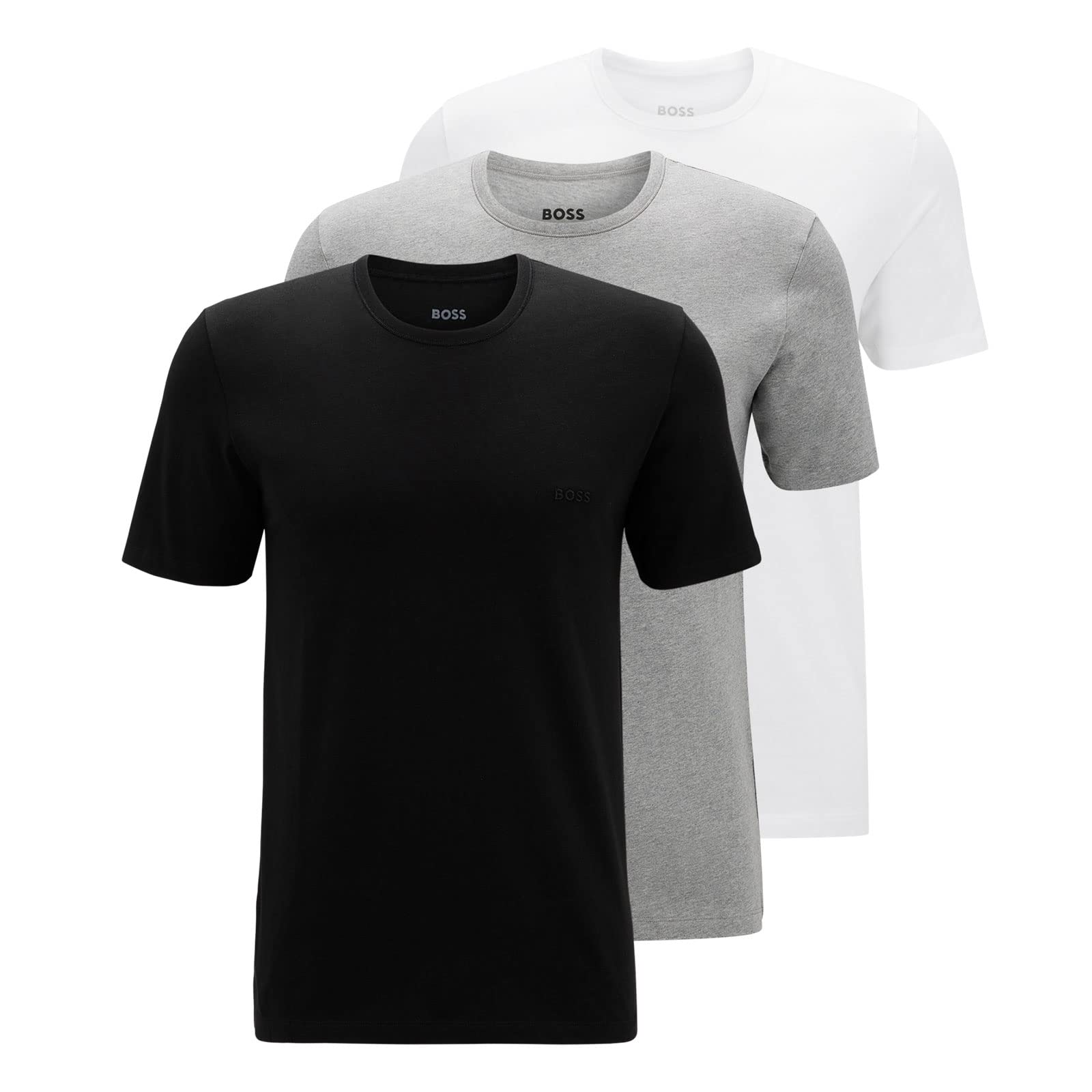 BOSS Men's T-Shirt Rn 3P Co T-Shirt, M