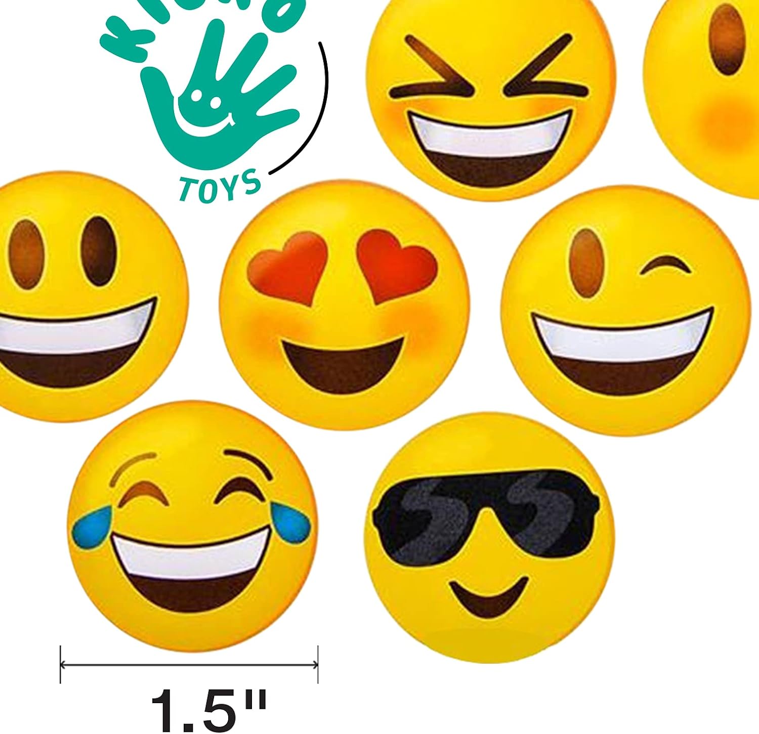 Kicko Emoticon Stickers Roll for Kids - 2 Rolls - Assorted Emoticon Sheets - Party Favors, Game Prizes, Novelty Toys, Wall, Creative Scrapbooks, Girly Collections, Personalized Arts and Crafts…