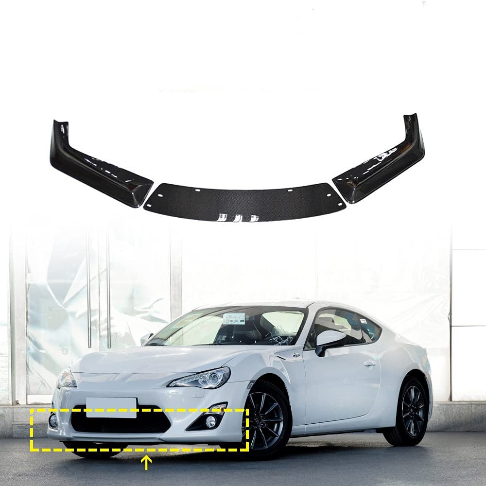 Amazon | 3分割カーボン製 フロントディフューザー for Toyota トヨタ Amazon | 3分割カーボン製 フロントディフューザー for Toyota トヨタ