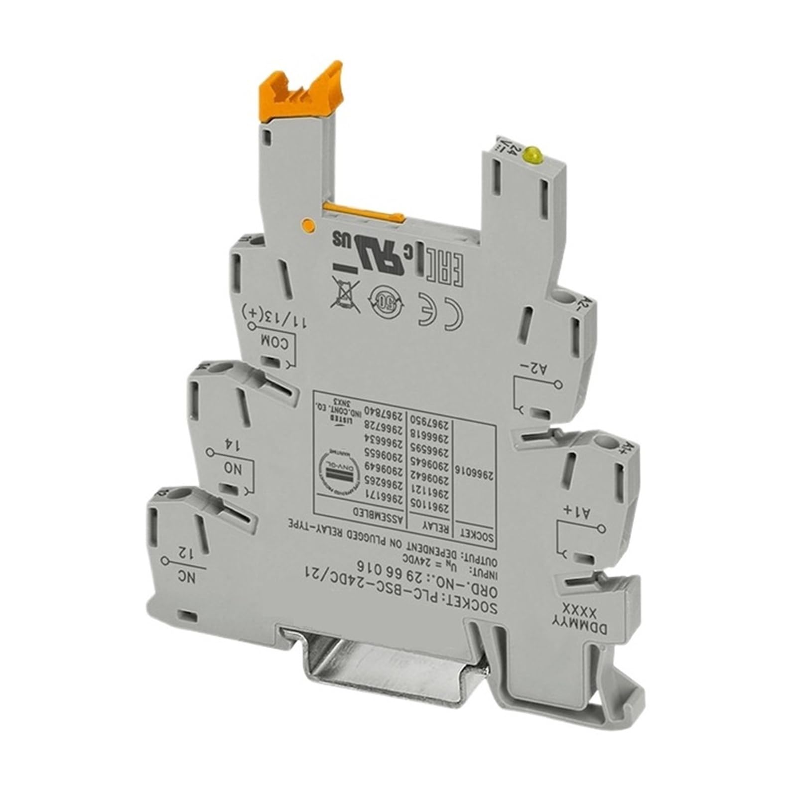 QVIVFYBOE Relay module Relay Base PLC-BSC-24DC/21 5441320 Screw Connection