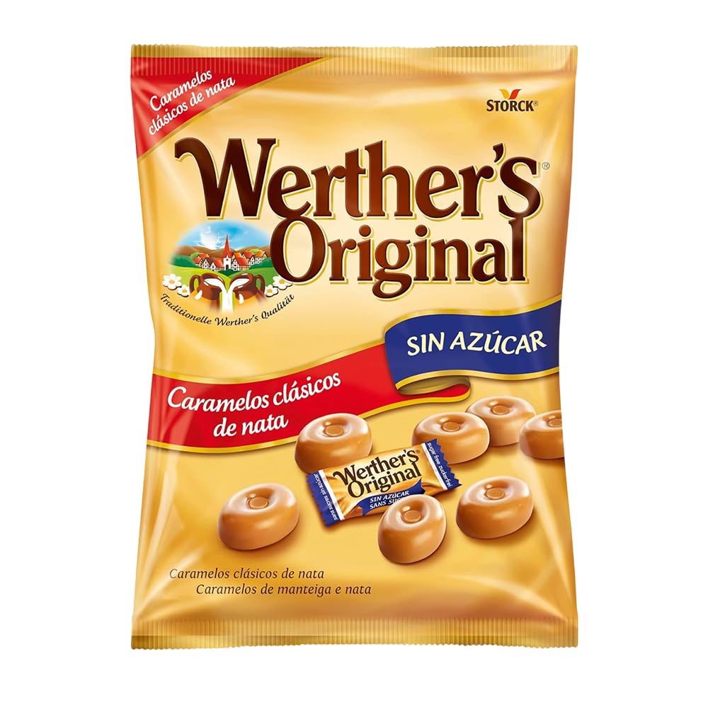 Werther's Original Caramelos toffee sin azúcar 90g