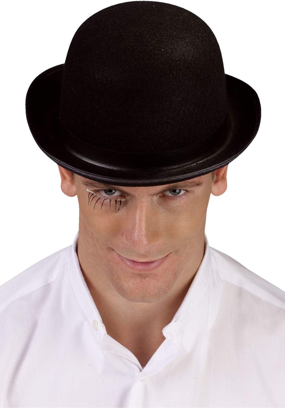 Sombrero Derby Disfraz Adulto Fun World Negro Talla Única