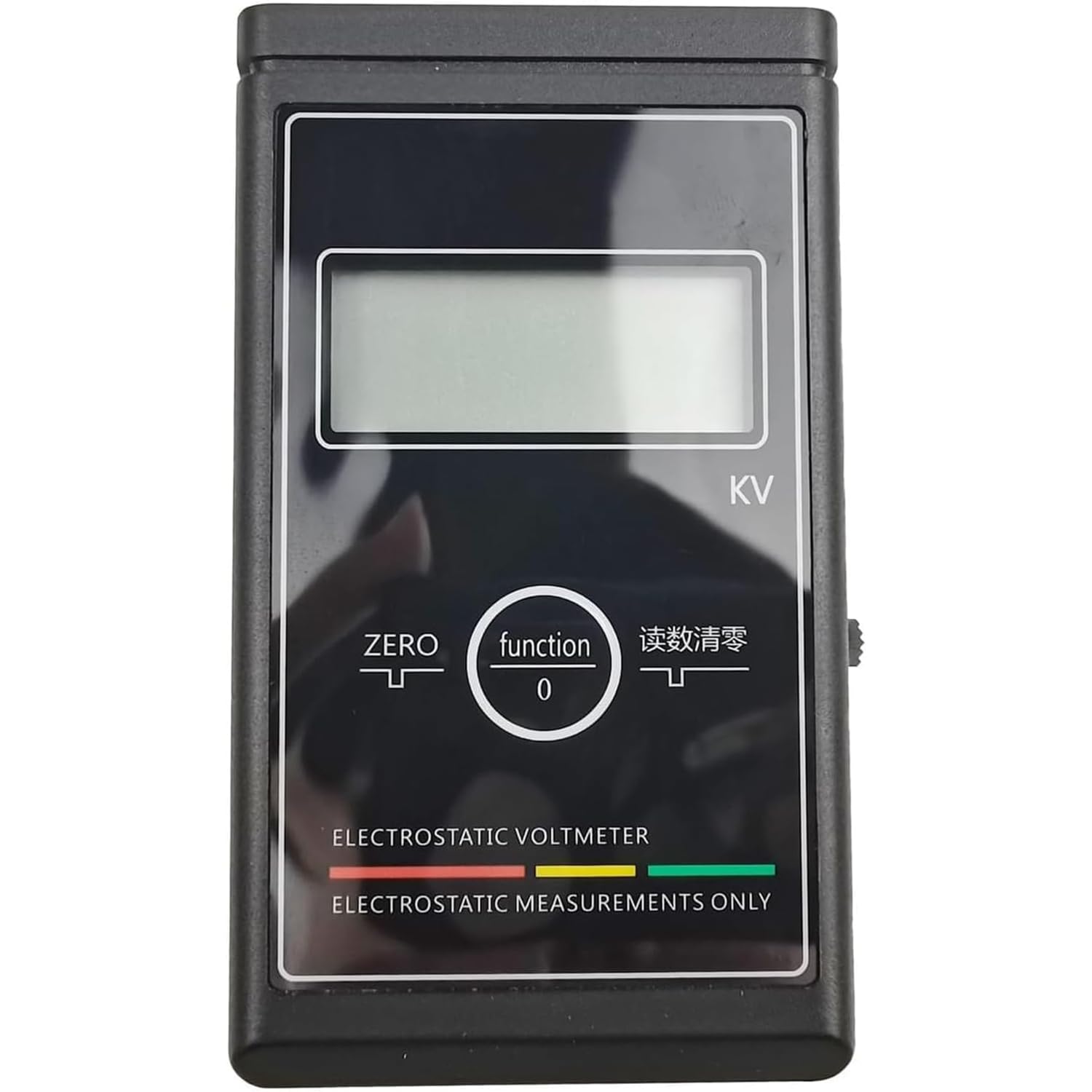 Misuratore Statico Portatile con Schermo LCD, Tester Elettrostatico Professionale 0-50kv, Misurazione Accurata, Azzeramento con Un Clic, per Fibre, Filati, Tessuti, Cartone E Carta.