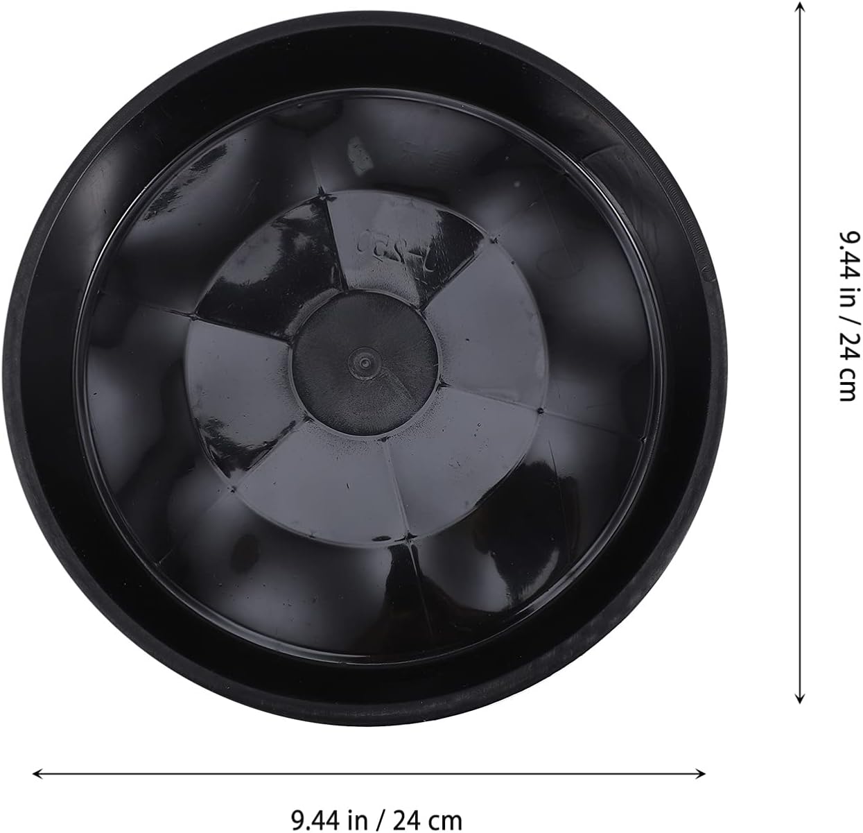 Happyyami 10Pcs Plant Pot Saucers 30cm Round Plastic Flower Pot Drip Tray Plant Saucer Planter Plate for Garden Indoor Outdoor Flower - Image 4
