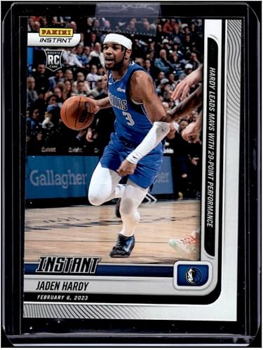 JADEN HARDY RC SP 2022-23 Panini Instant /74 ROOKIE #107 Mavericks MT-MT+ NBA Basketball
