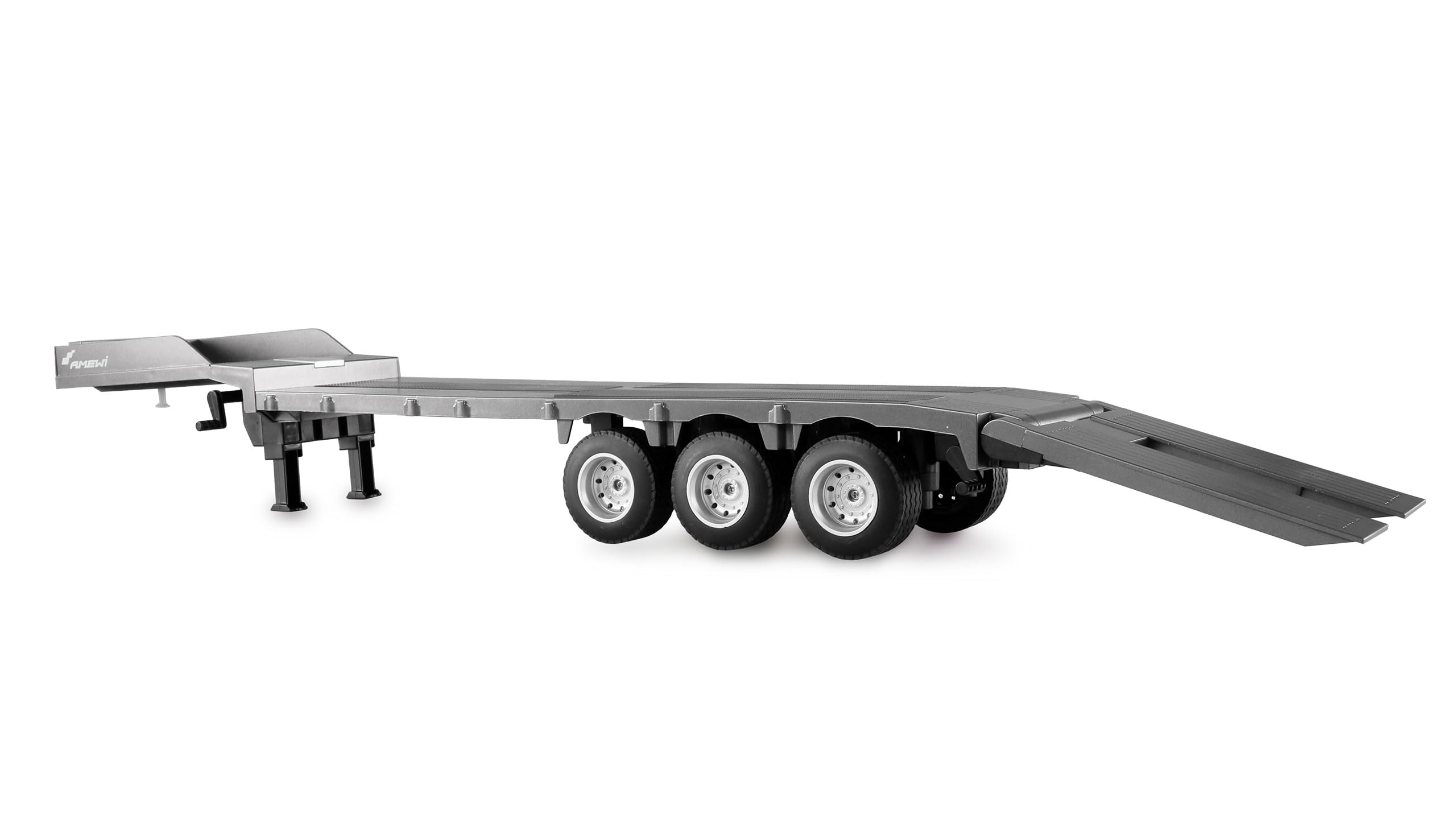 Amewi G836E trattore con pioli profondi 1:24 RTR telecomandato RC bambini 8 anni camion camion, grigio