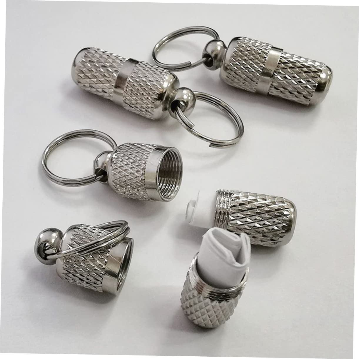 BESPORTBLE 100piezas Collar Para Colgante De Identificación Antipérdida De Plata Placas De Para y Gatos Decoración Para Material y