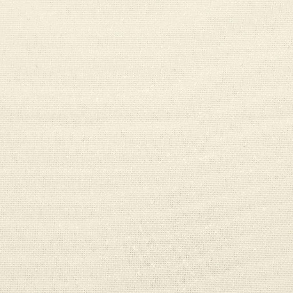 6er Set Hochlehner-Auflagen Creme Oxford-Gewebe 120 x 50 x 7 cm Gartenstuhlauflagen Polsterauflagen für Hochlehner-Gartenstühle Stuhlkissen mit Gummiband