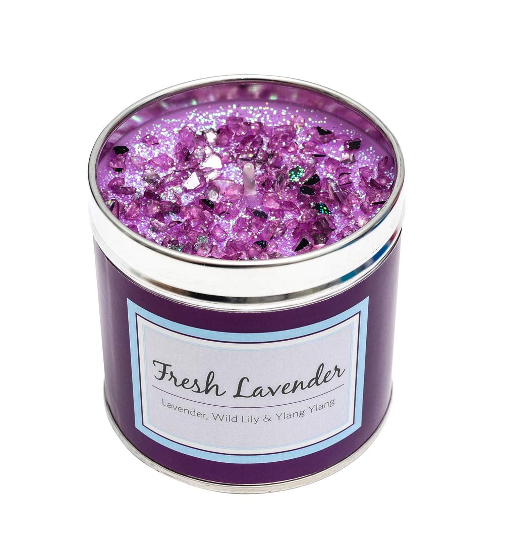 Seriously Scented Purple Fresh Lavender Candle With 50 Hours Burning Time