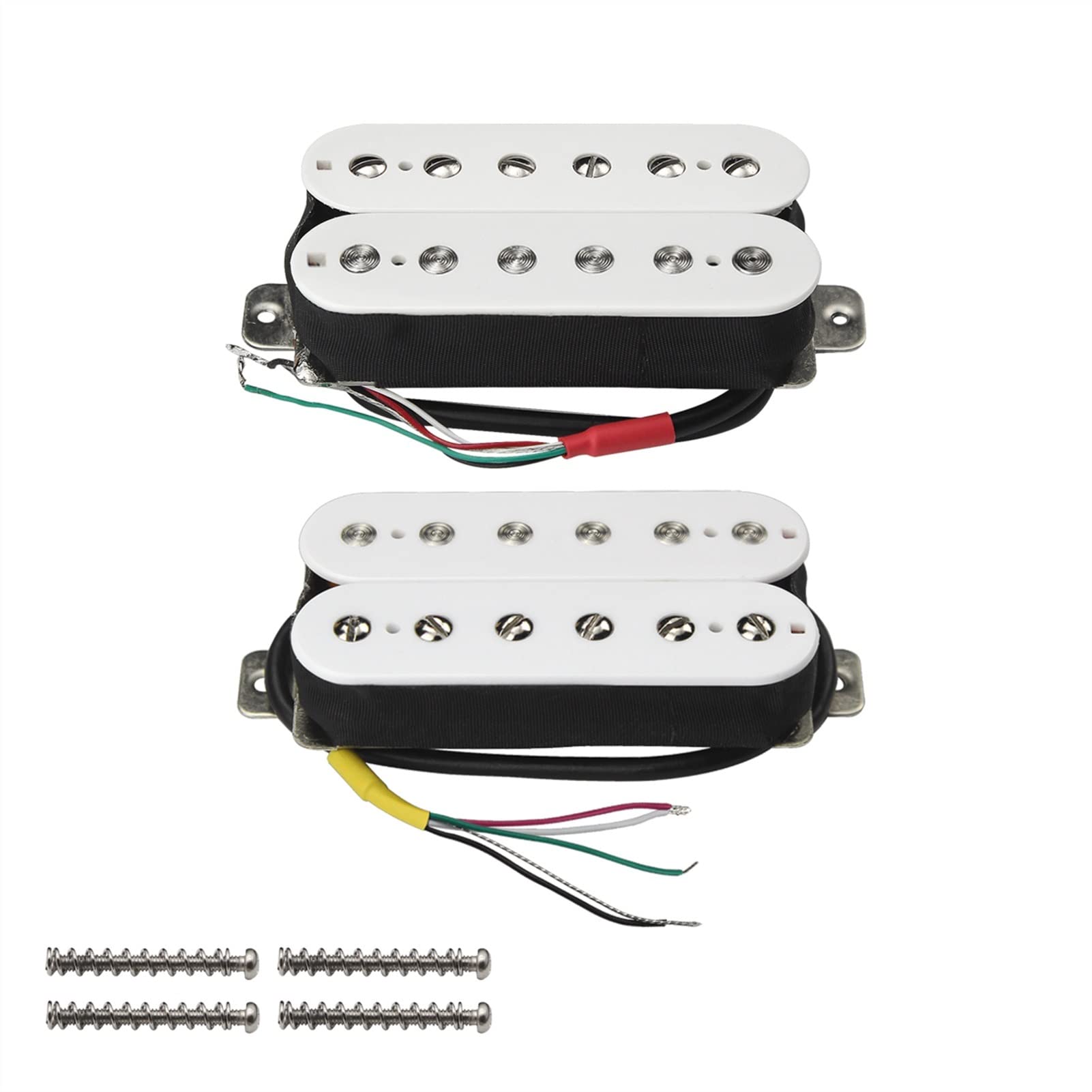 Humbuckers 3pcs Alnico 5 HSH Pickups Set Humbucker Y Pickups De Una Sola Bobina Blanca para Piezas De Guitarra Eléctrica