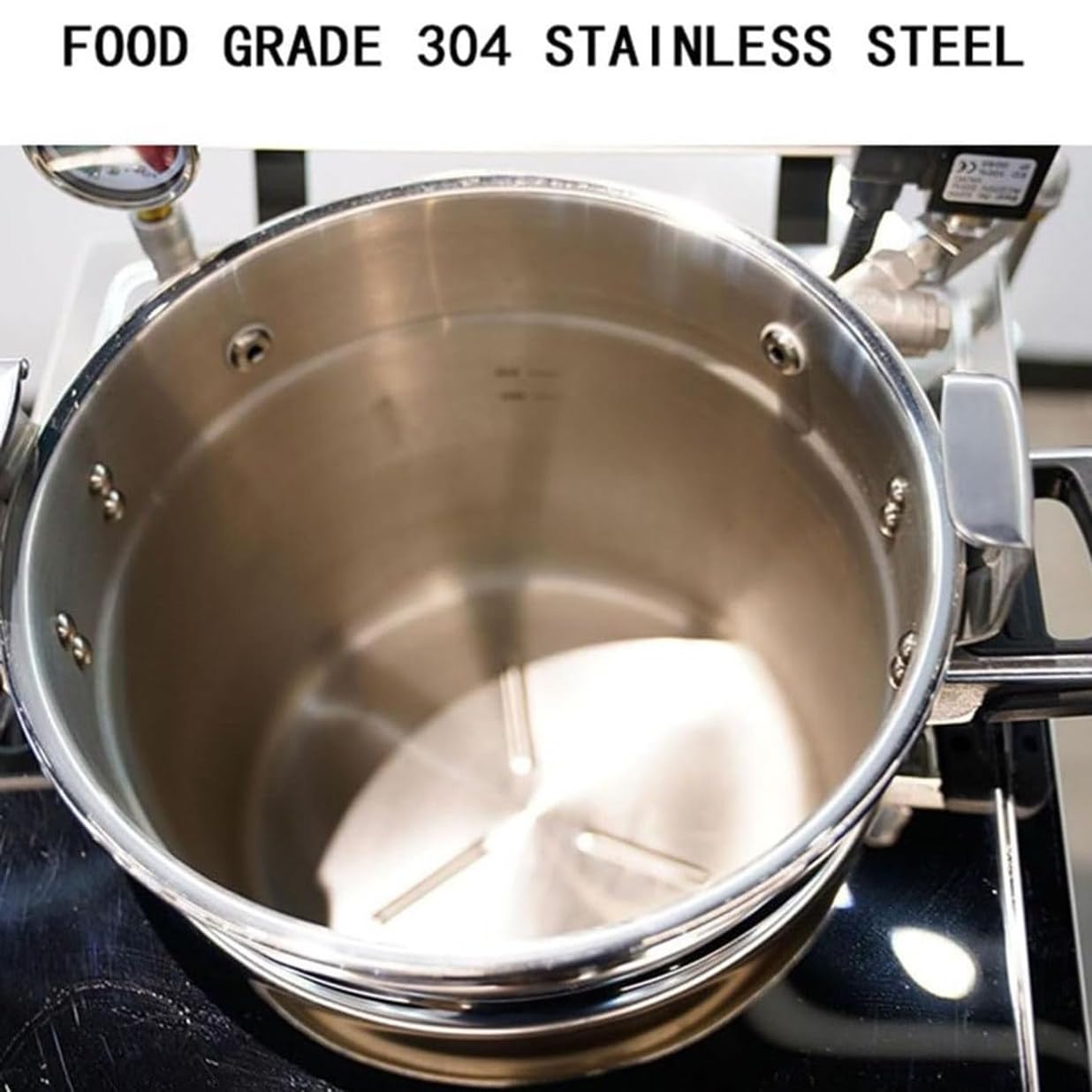 16l Friggitrice a Pressione Elettrica Da Banco in Acciaio Inox Commerciale Friggitrice Ad Aria a Pressione per Pollo E Pesce Macchina per Friggere a Pressione Con Grande Serbatoio Olio per Ristoranti