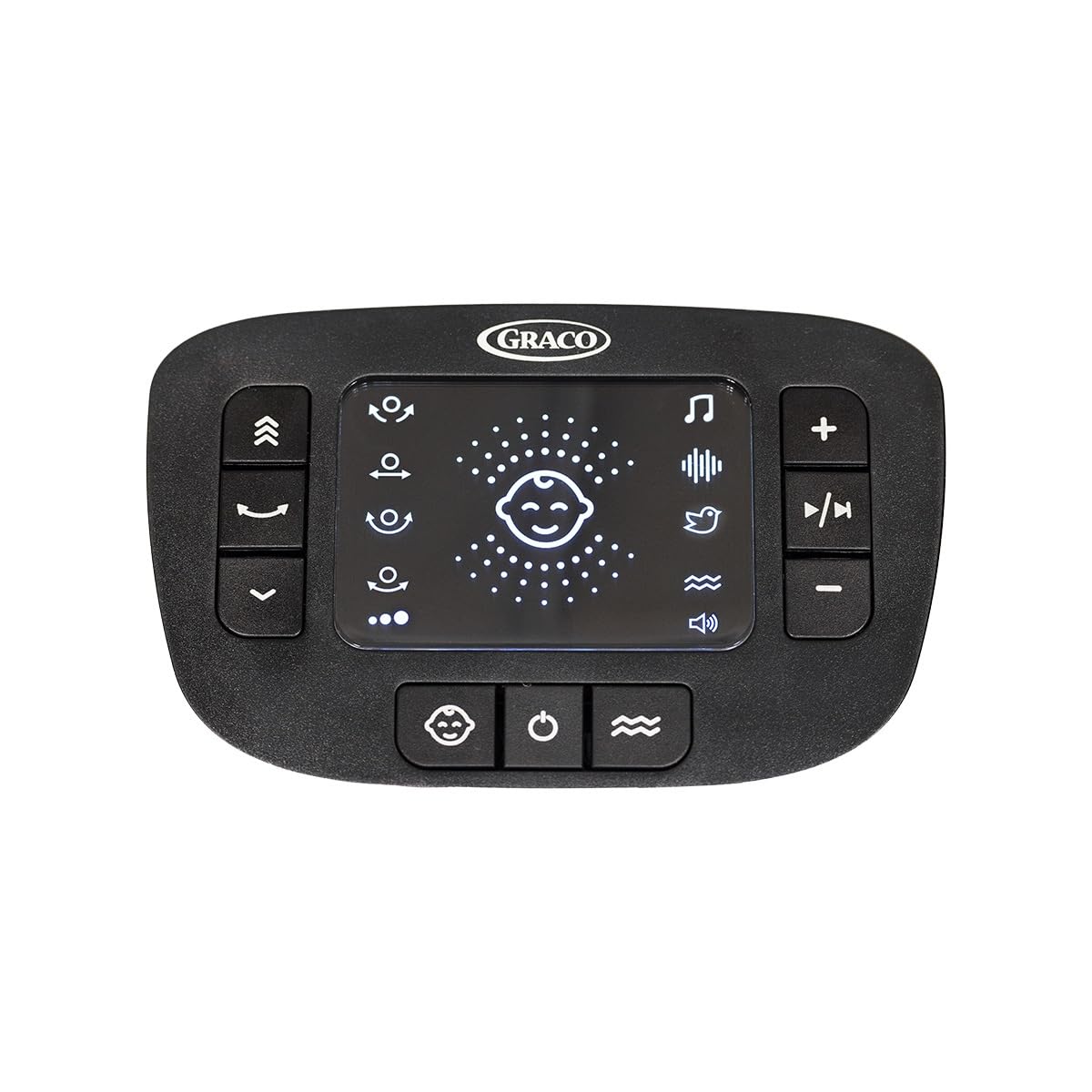 Graco Eluma Sway Balançoire apaisante pour bébé de la naissance jusqu'à 9 kg (environ 6 mois), technologie de détection des pleurs qui détecte votre bébé et apaise/s'installe, 3 positions