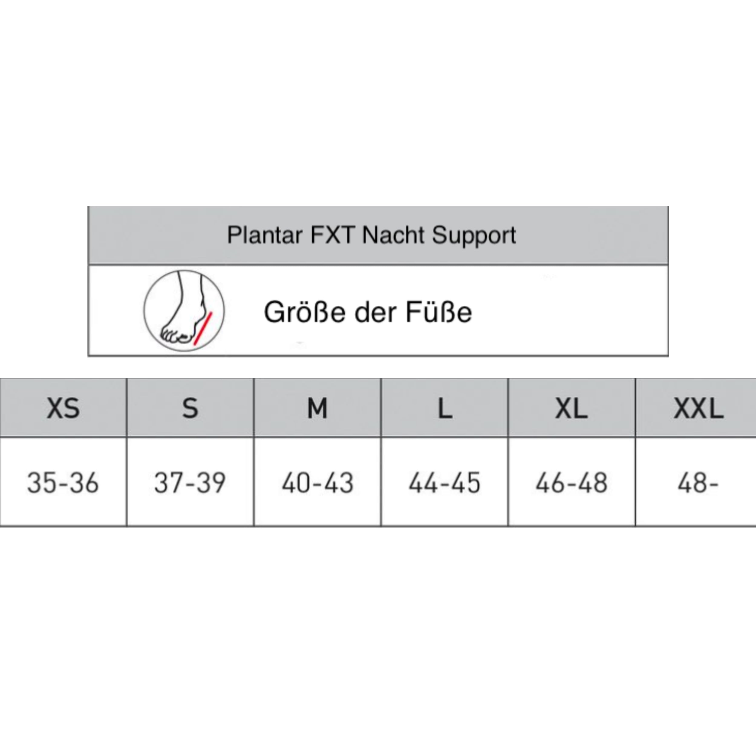 Thermoskin Plantar FXT Plantarfasziitis Nachtschiene, Fußschiene Fersensporn Nacht Schlaf, Dorsalschiene mit Thermofutter und Kompression, Damen und Herren, S