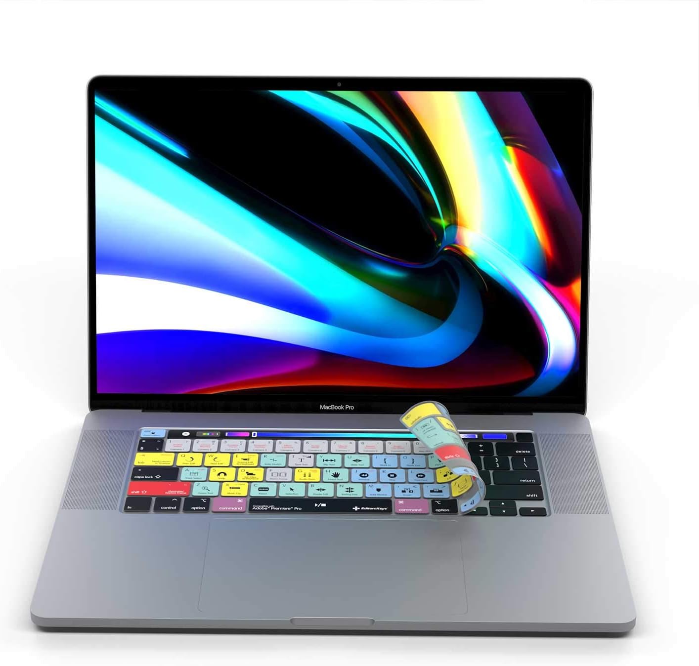 Adobe Premiere Keyboard Covers for MacBook Pro 13" & 16" Model 2020+. (Will not fit other MacBook models)