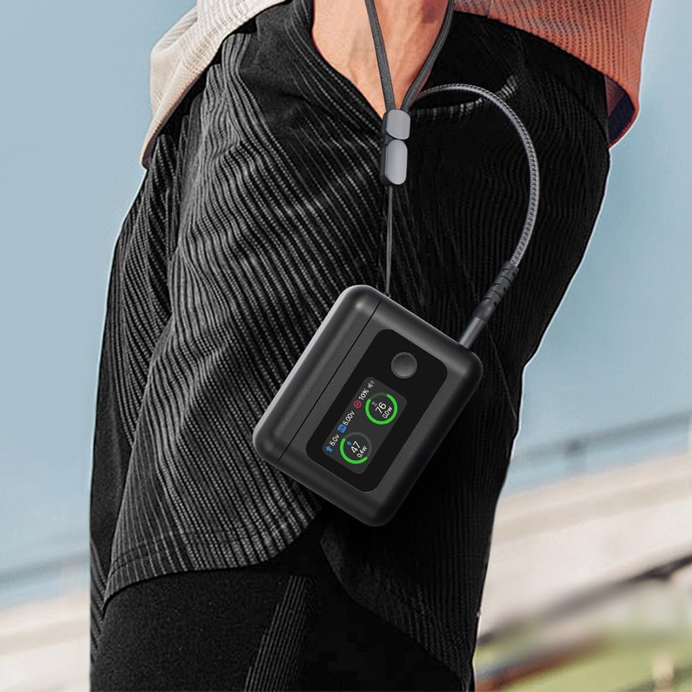 Hub Di Ricarica Per Insta 360 X5, Hub Di Ricarica Rapida Da 27 W Con Display A LED Per Batteria Insta 360 X5, Con Cavo Di Ricarica Di Tipo-C,Waterpoof Charger Modalità Doppia Alimentazione