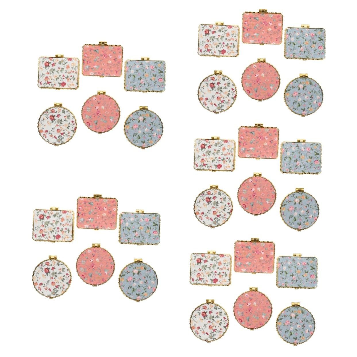 VICASKY 30 Pezzi Specchietto Borsetta Mini Compatto Portatile Specchi Pieghevoli per Viaggio Specchietti Tascabili Leggeri per Controllo Make Up Ovunque