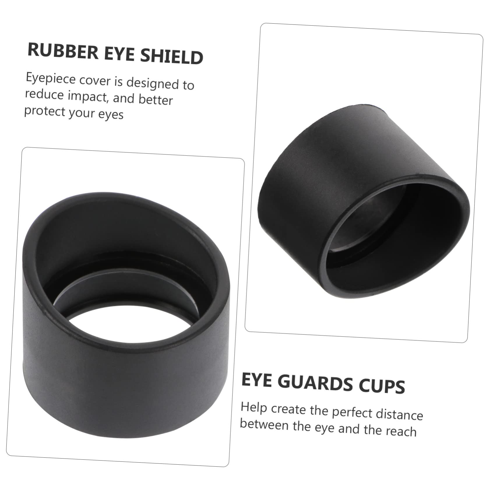 Cache-Oculaires En Caoutchouc Pour Microscope – 2 Pièces Élastiques Et Confortables | Protection Lentille