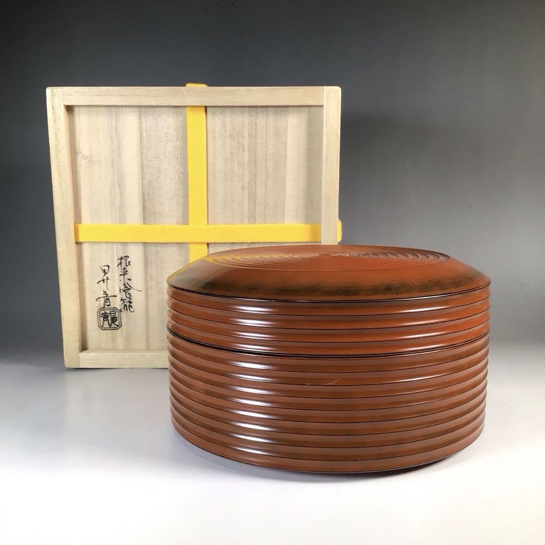 根来塗 菓子器 四方盆 根来塗 漆器 木箱 共箱 菓子器 お盆