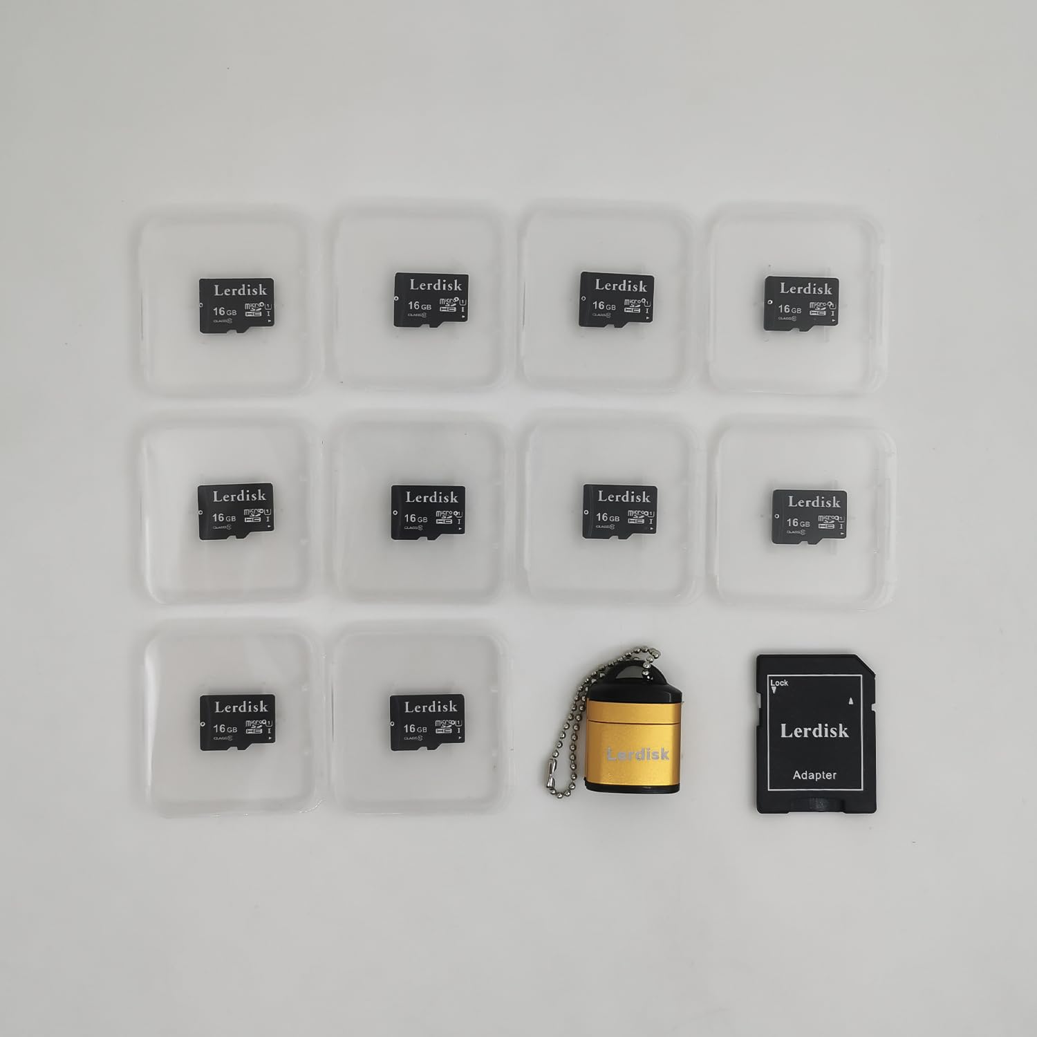Fabryka hurtowa 16 GB U1 Micro SD 10-calowy pakiet zbiorczy Micro SDHC z adapterem SD wyprodukowany przez licencjonowanego licencjata (16 GB)